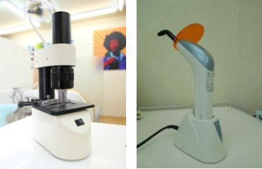 位相差顕微鏡とハイパワー照射器